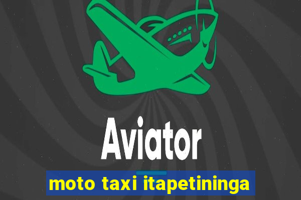 moto taxi itapetininga